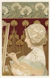 HENRI PRIVAT-LIVEMONT Two color lithographs.